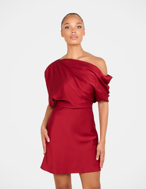 Edna Off Shoulder Mini Dress